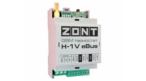 ZONT H-1V eBus GSM термостат для котлов Vaillant и Protherm купить, цена, отзывы, характеристики, официальный магазин | Москва