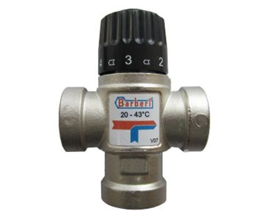 Термостатический смесительный клапан Barberi 3/4" муфта